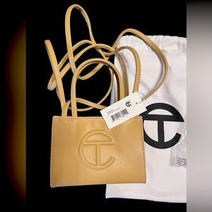 TELFAR BRAND NEW NEVER USED CREAM SMALL BAG